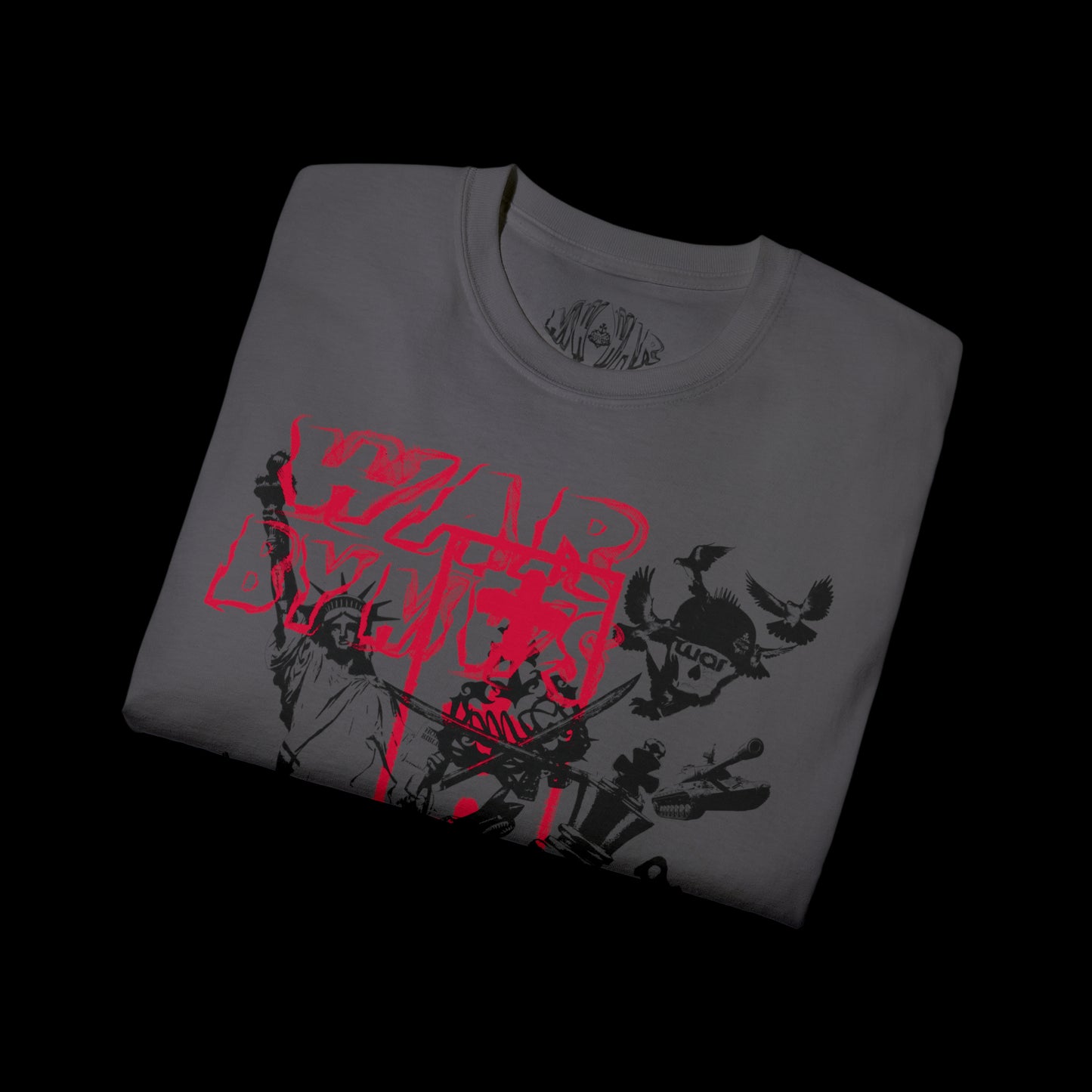 RED MW WAR TEE