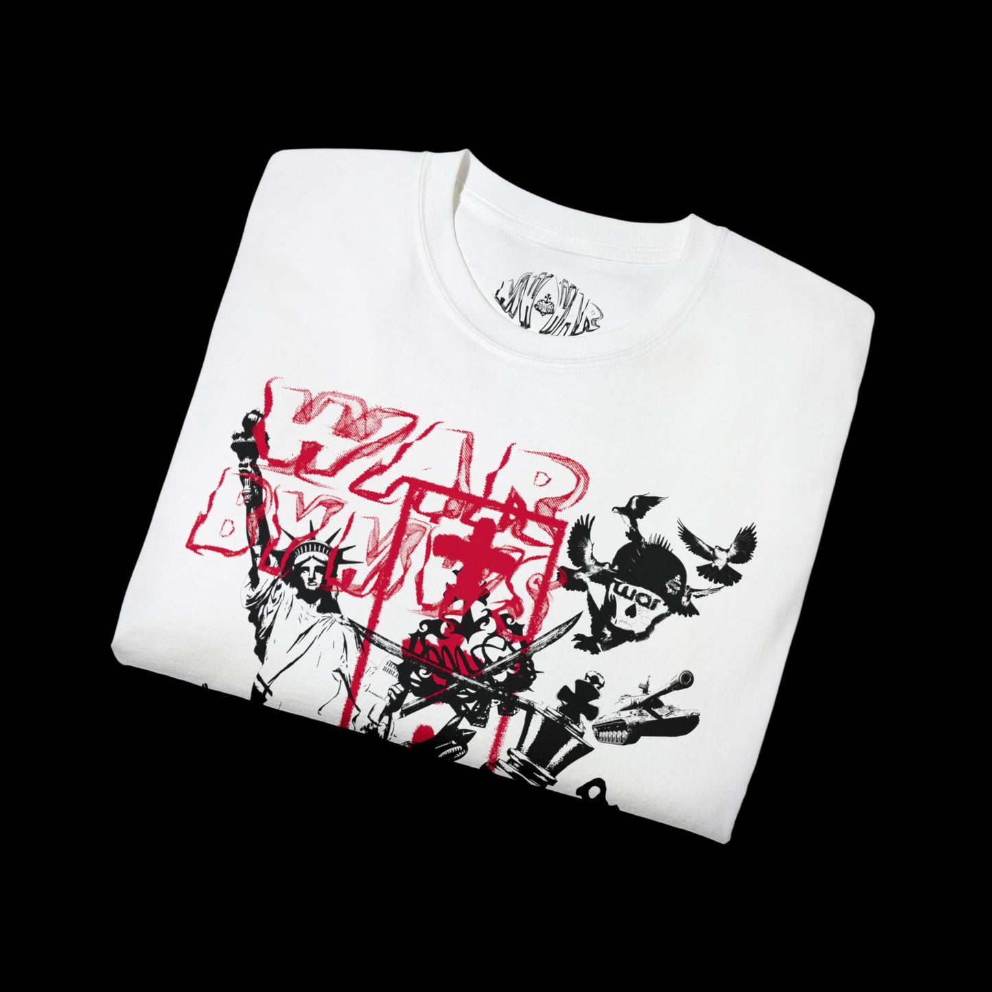 RED MW WAR TEE